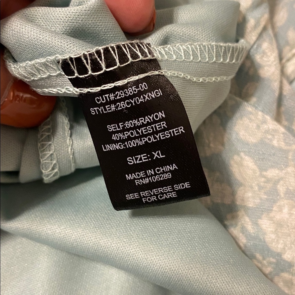 Trixxi Light Green Patterned Maxi Dress - Picture 5 of 10